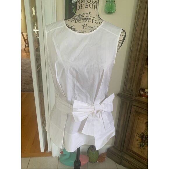 Kate Spade New York Bow Peplum Top - Picture 1 of 10
